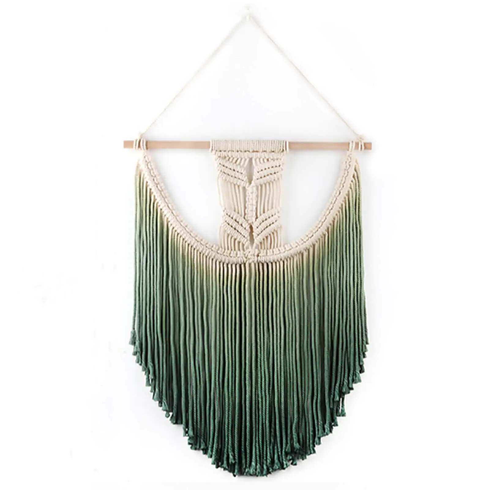 

Настенный декор в стиле бохо макраме, геометрический Плетеный гобелен из 100% хлопка, украшение для дома