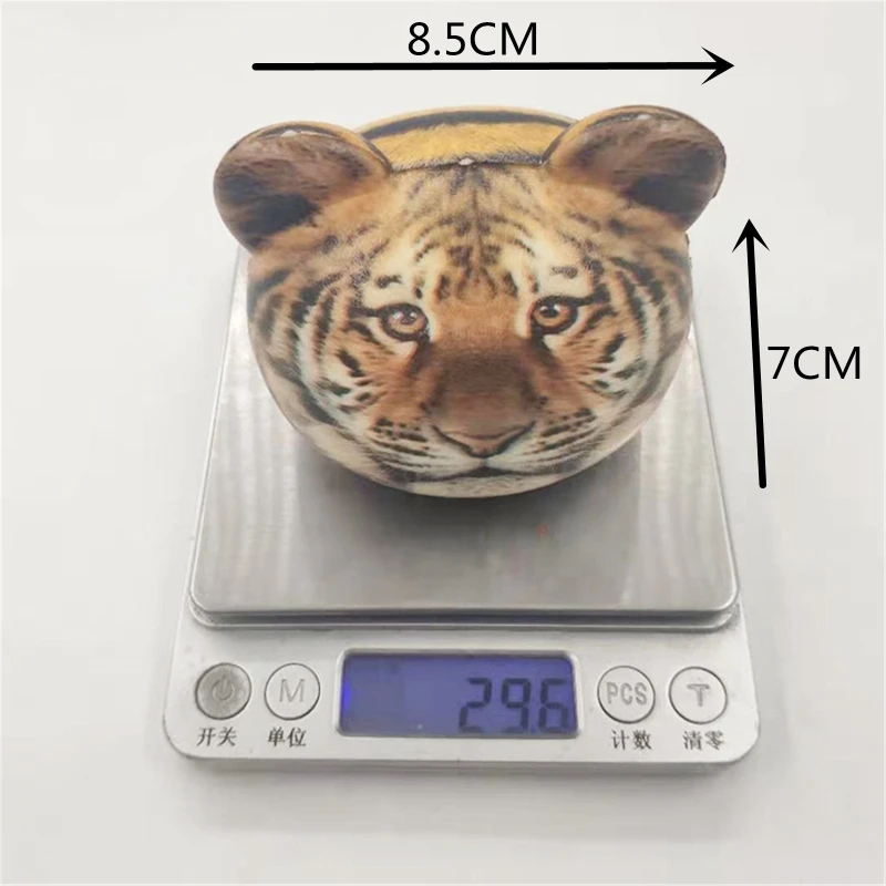 Игрушка в виде головы животного с имитацией узора сжимаемая игрушка для снятия