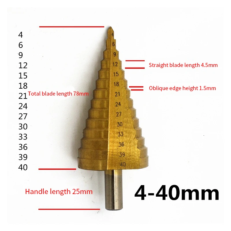 Ручка ступенчатая Буровая головка бура на возраст от 4 до 12 лет/20/32 мм пагода