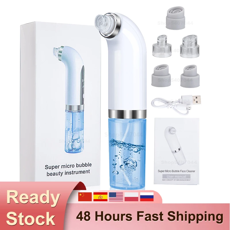 

Умный инструмент для очистки пор, электрическое удаление черных точек, водный и кислородный циклы, ультратонкие пузырьки во время очистки, ...