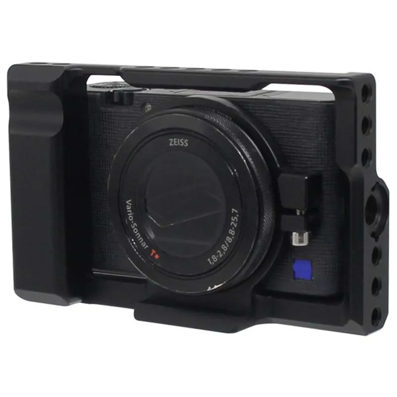 FULL-Rx100 Iii(M3) Iv(M4) V(M5) Camera Cage For Sony Rx100 Dslr Case Rig Cold Shoe | Электроника