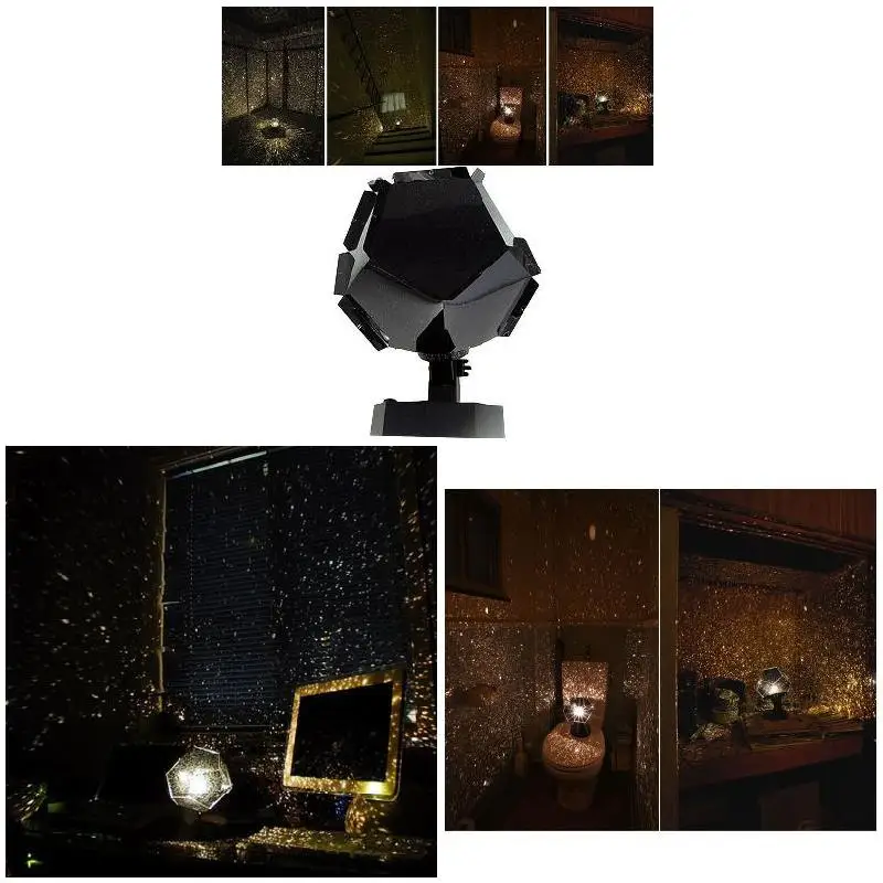 

Christmas Starry Sky Projector Light DIY Assembly Home Planetarium Lamp ND998