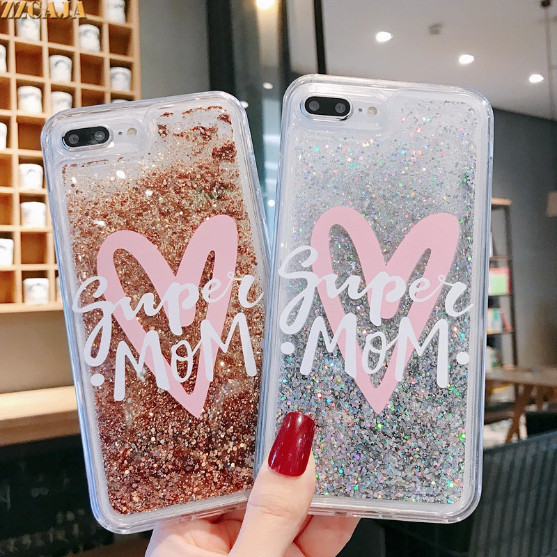Чехол с зыбучим песком для iPhone 11 Pro Max XS XR SE 2020 8 7 6S Plus чехлы мягкими блестящими