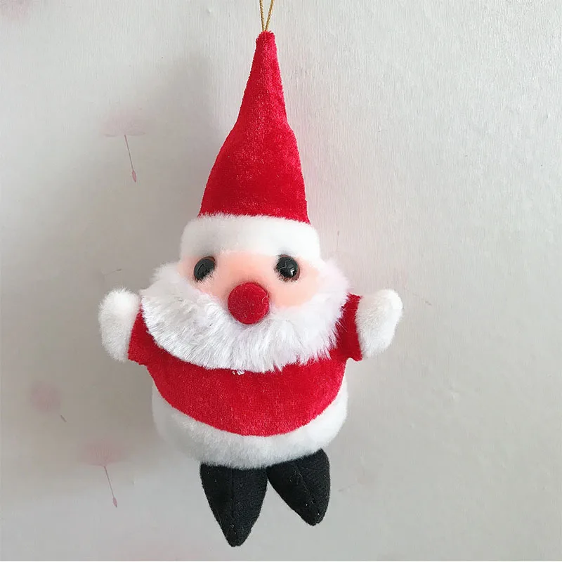 15 см Рождественская плюшевая кукла игрушка Санта Клаус гном Подвески Украшения