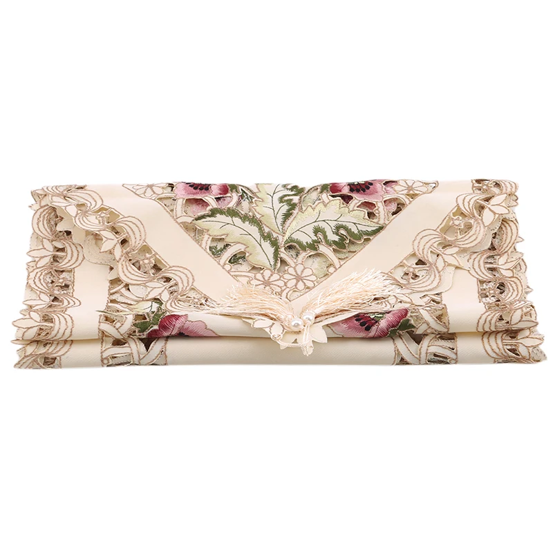 1 шт. деревенский настольный бегун натуральная Полиэстеровая Салфетка скатерть