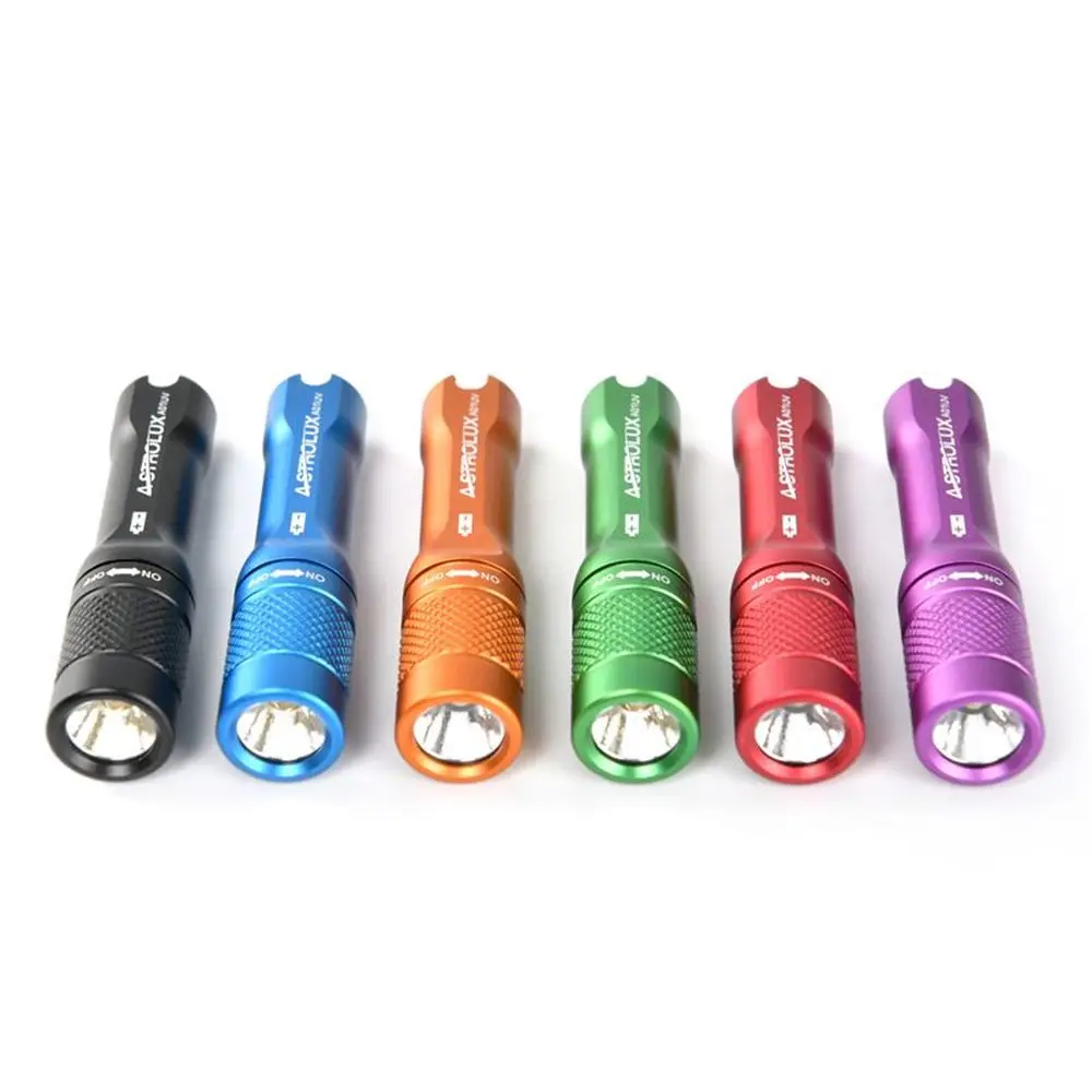 Mini LED Keychain Astrolux A01UV Mono-output 395nm UV Flashlight 395 Ultraviolet Black Fluorescence Detector Blacklamp Torch | Лампы и