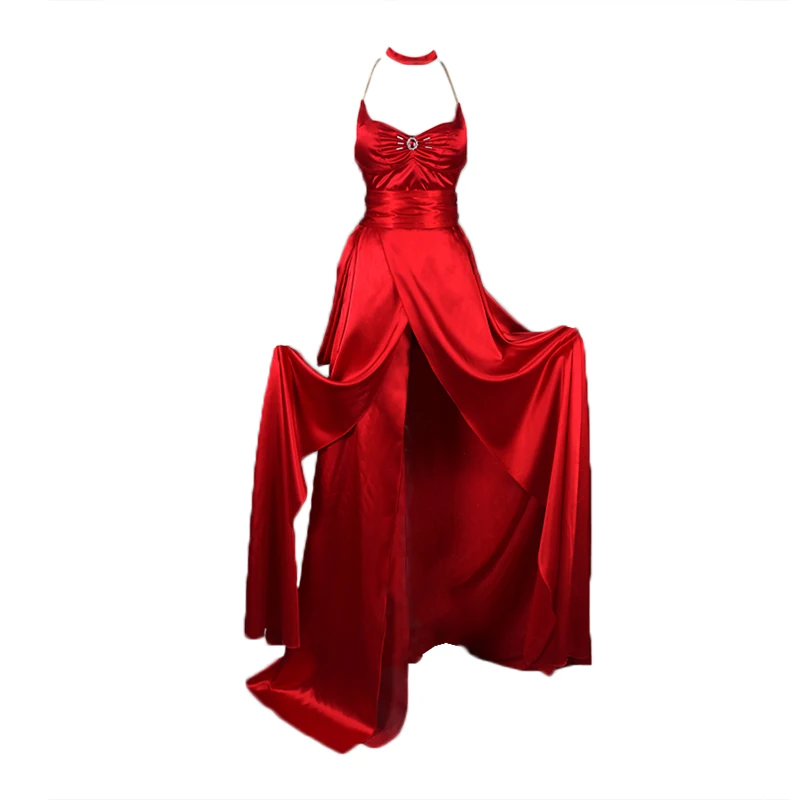 

Anime! Azur Lane IRN Taiho Sexy Red Dress Gorgeous Uniform Cosplay Costume Halloween Party Suit Full Set For Women Free Shipping