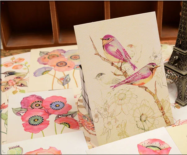 Интегрированный Западный и Восточный Коллен Паркер цветок птица 22 шт. Нежный