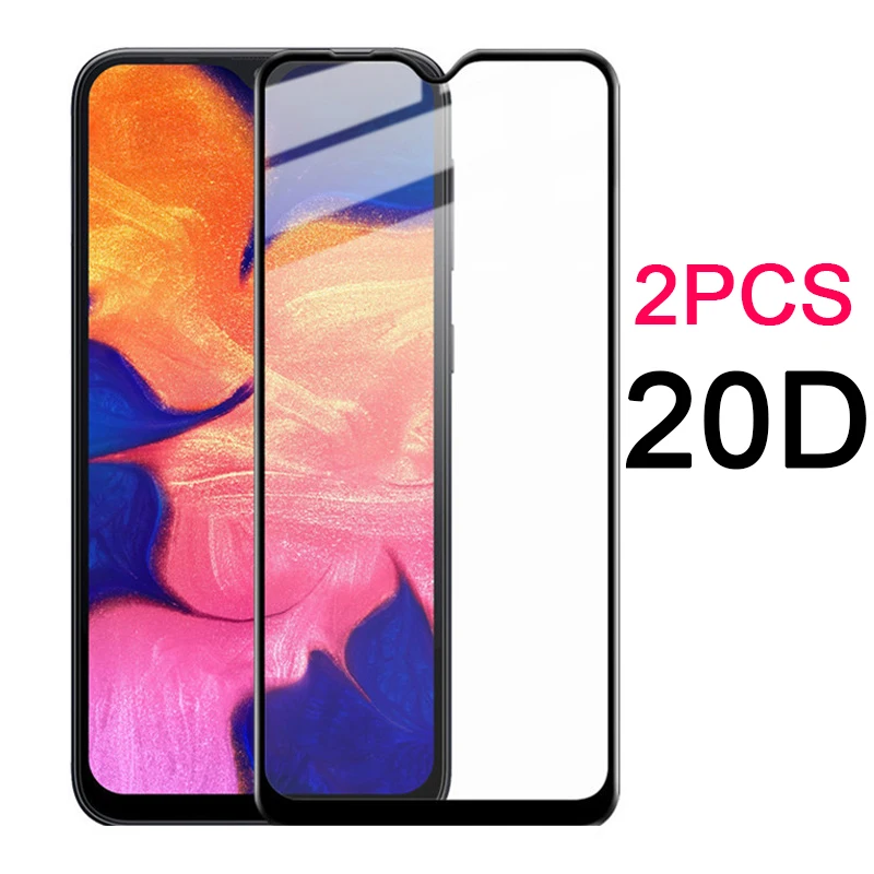 2 шт. 20D Защитная пленка для экрана из закаленного стекла протектор для samsung Galaxy A10 A20 A20e A30 A40 A50 A2 core A3 A5 защитная пленка