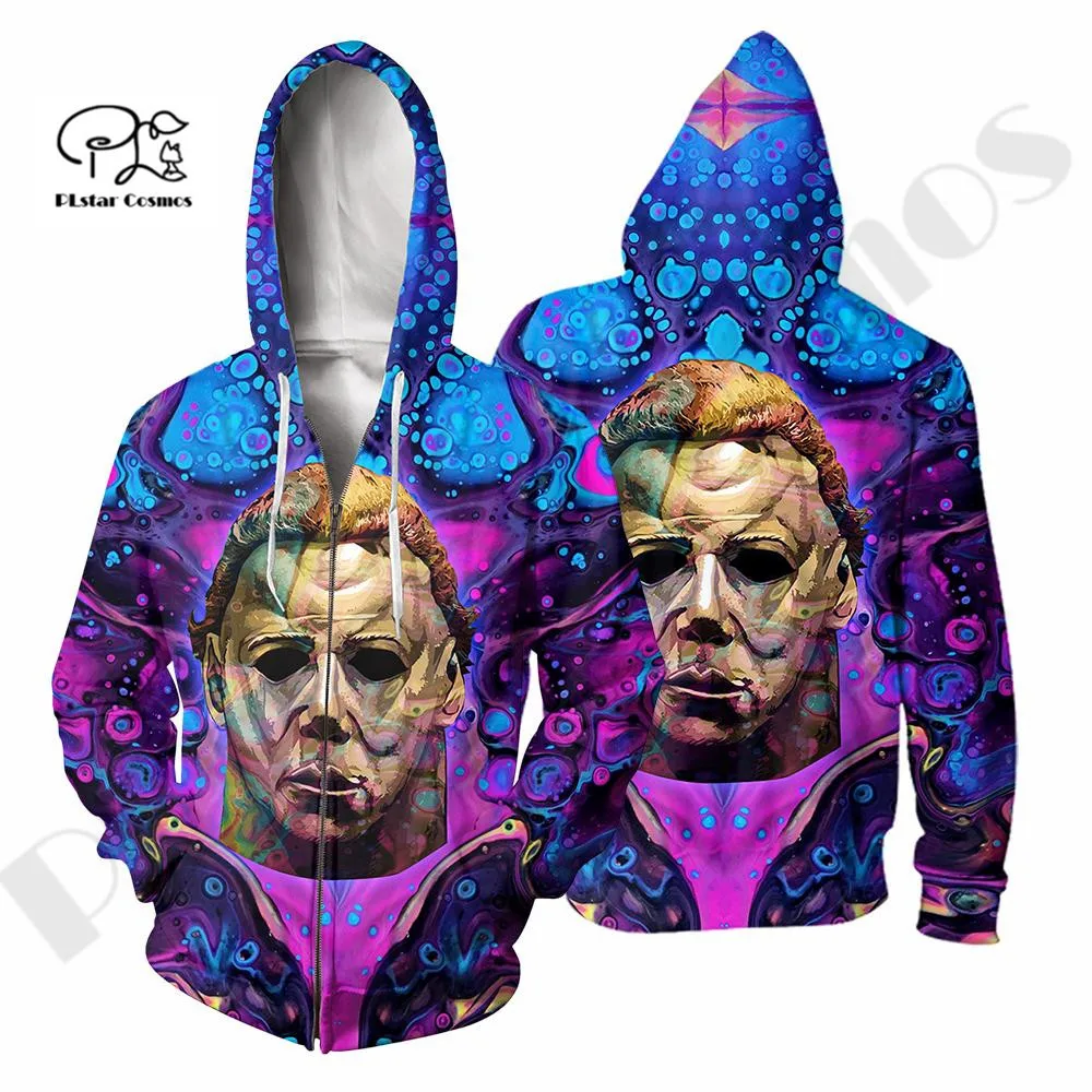 

PLstar Cosmos 3DPrint Newest Horror Movie Halloween All Saints' Day Harajuku Pullover Streetwear Unisex Hoodie/Sweatshirt/Zip 14