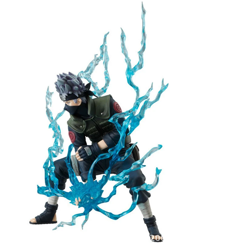 Naruto Shippuden Hatake Kakashi Anime Action Figure Model Three thousand throb 12CM PVC Statue Toys For Kids Figma |