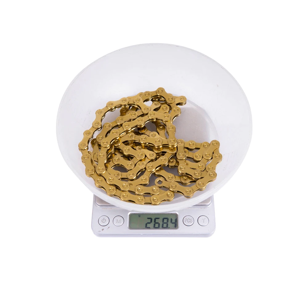 

ZTTO MTB 12 Speed Chain Gold 12s eagle Golden 12speed Chain x1 x12 1x12 System Connector Included 126L links For Bicycle