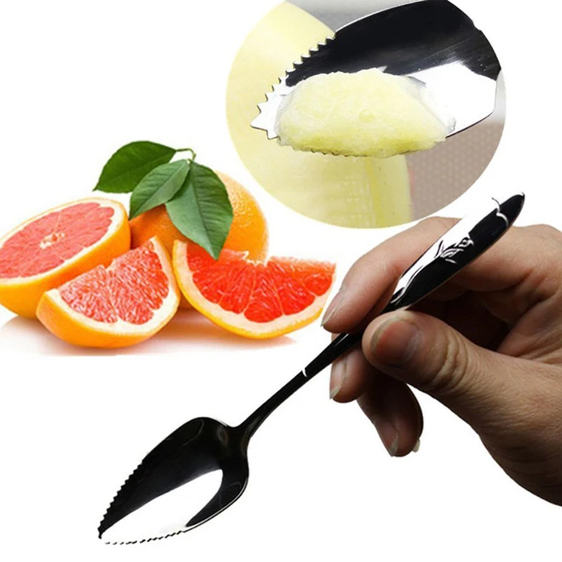 Зубчатая ложка из нержавеющей стали десертные ложки с зубчатым краем детские