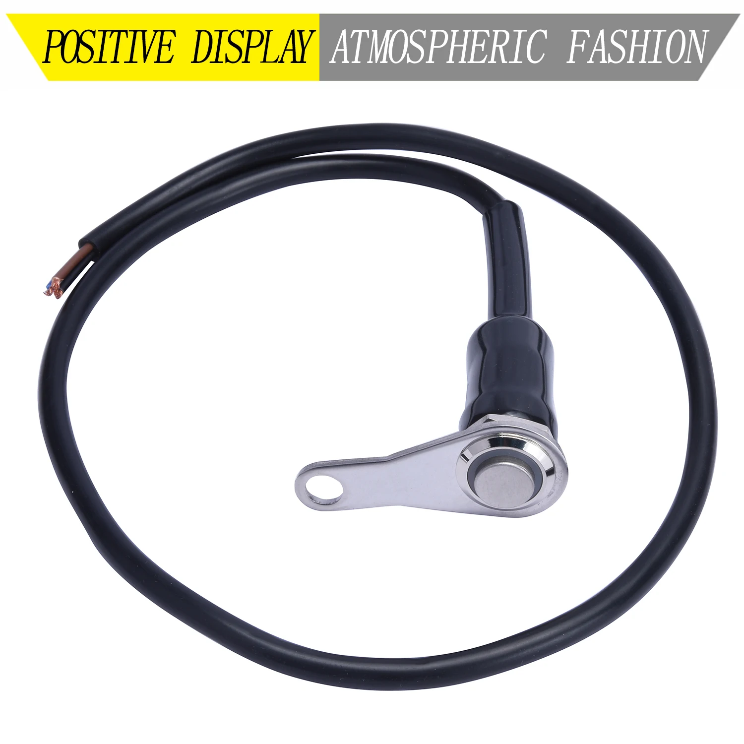 

Motorcycle Single Switch Button 12V LED Handlebar Switch Reset Manual Return Button ON-OFF Motorcycle Accessories