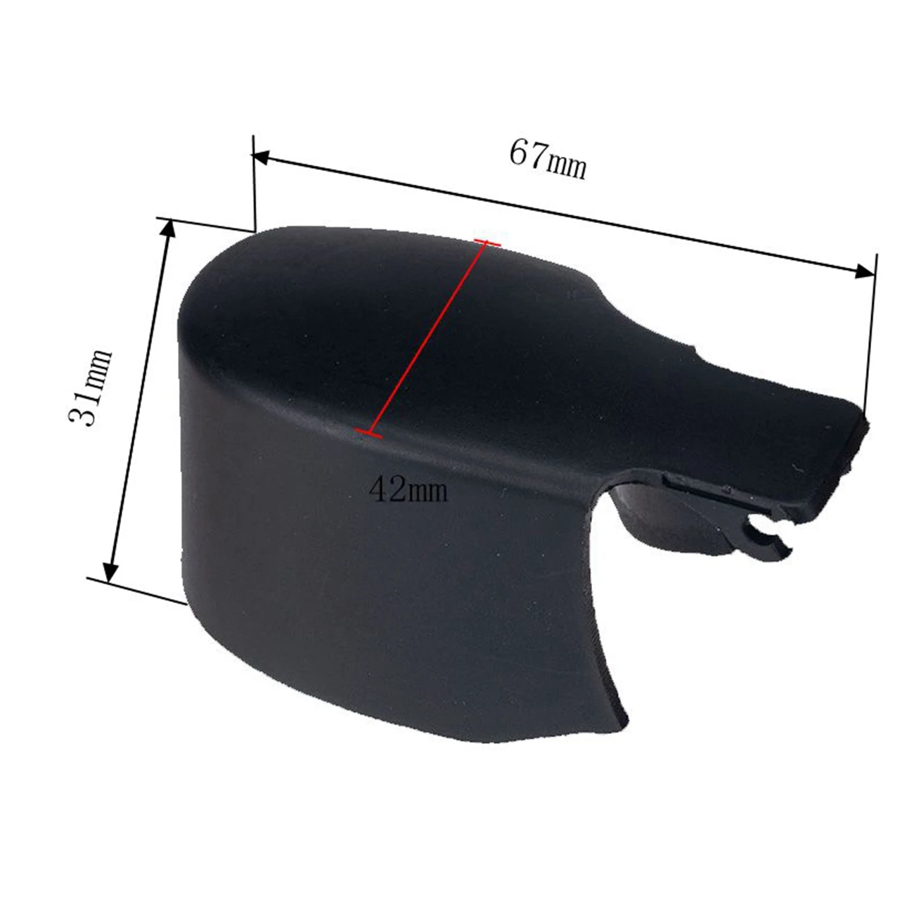 

Wiper Arm Cover Car Rear Windshield Wiper Arm Cover Cap For Volkswagen Golf