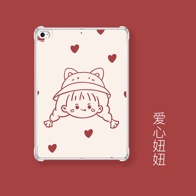 

For iPad Mini 1 2 3 4 5 7.9 inch Case Cover TPU Soft Back Fundas For iPad Air 2 3 4 10.2 10.5 10.9 inch Pro 11 Cartoon Cute Case