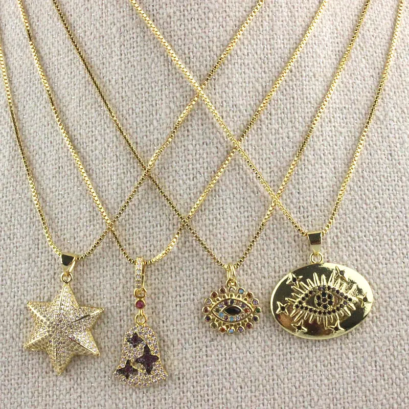 Ожерелье 16 дюймов 10 шт./лот новый дизайн ожерелье с кубическим цирконием в форме