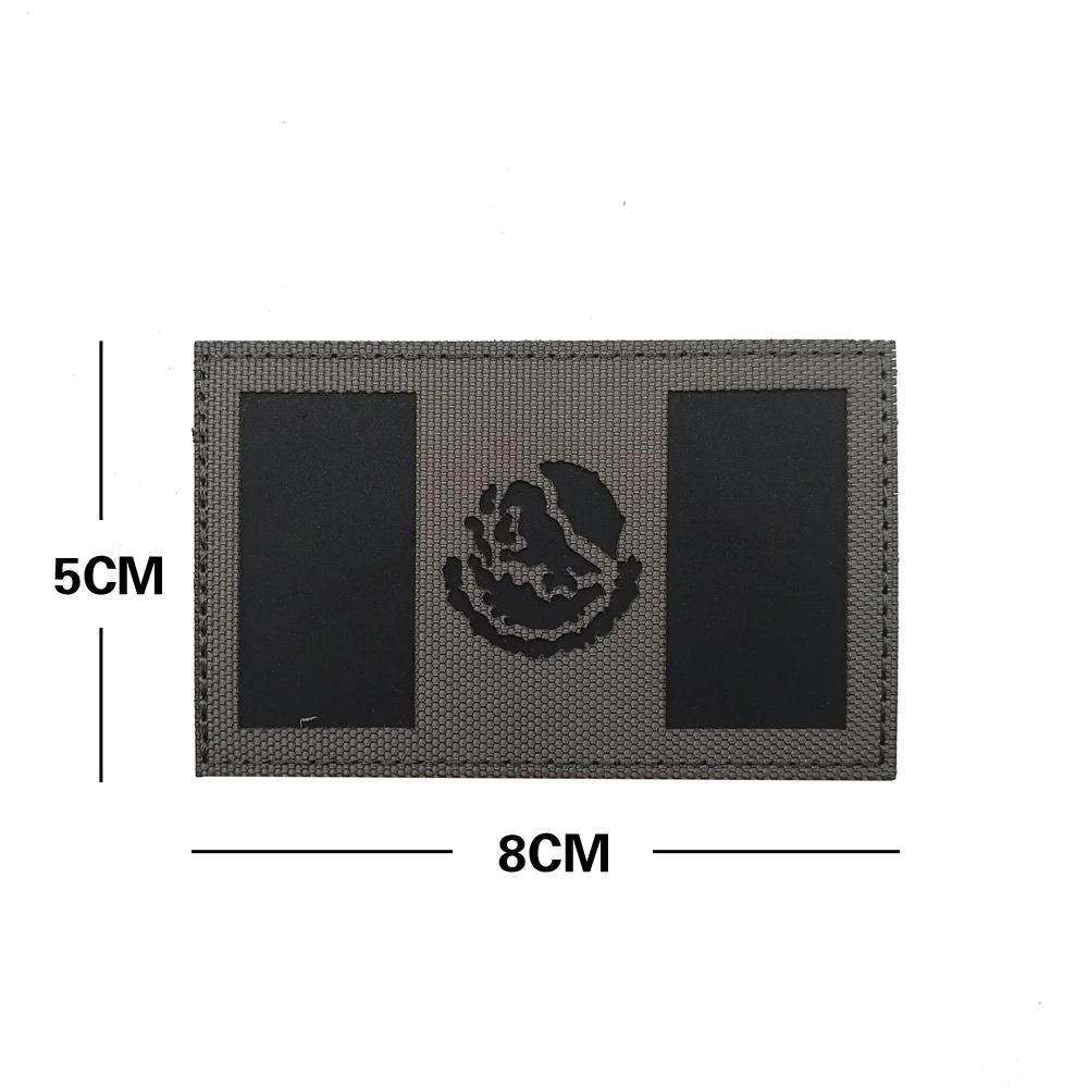 Нашивка С 3d-вышивкой ИК-флаг Испании и Мексики камуфляжный значок Военная