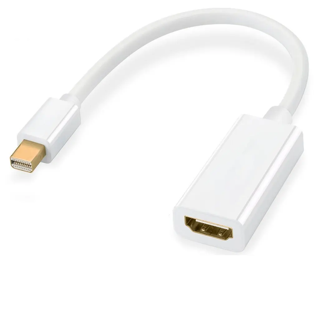 Кабель-конвертер 4K Mini Displayport в HDMI для MacBook Air 13 iMac Chromebook DP HDMI-совместимый адаптер |