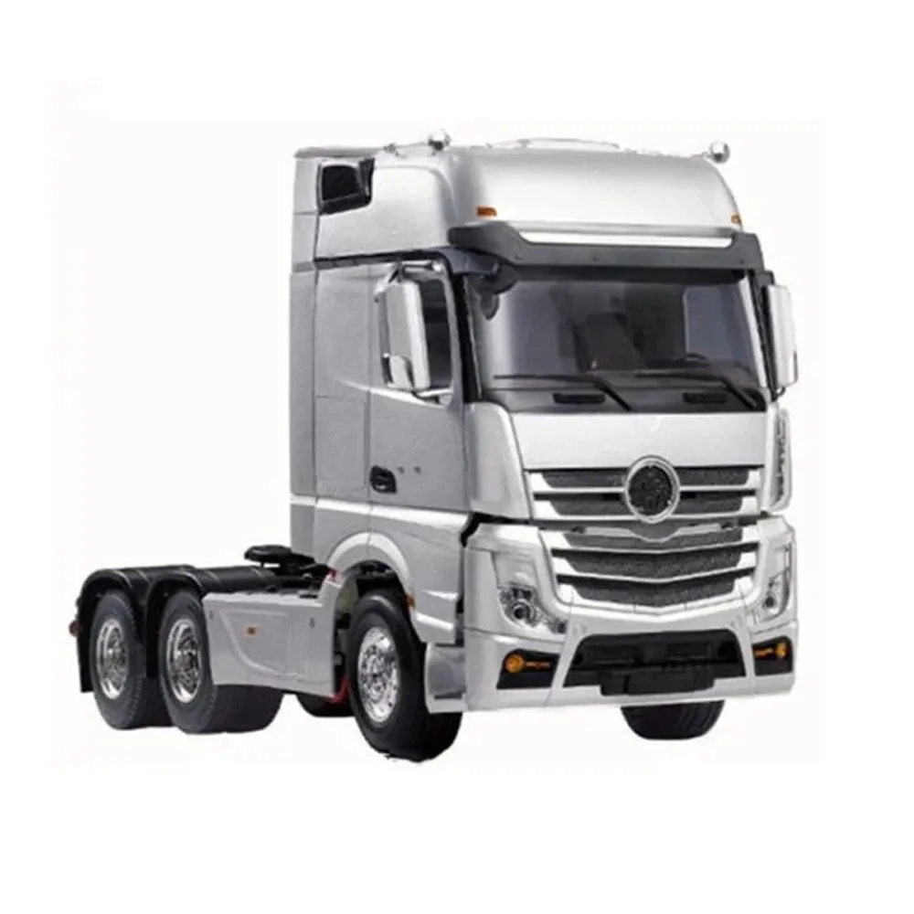 

1/14 Scale Remote Control Device Tractor Truck Tiaxial Trailer Head Diecast Aluminium Vehicles In Stock