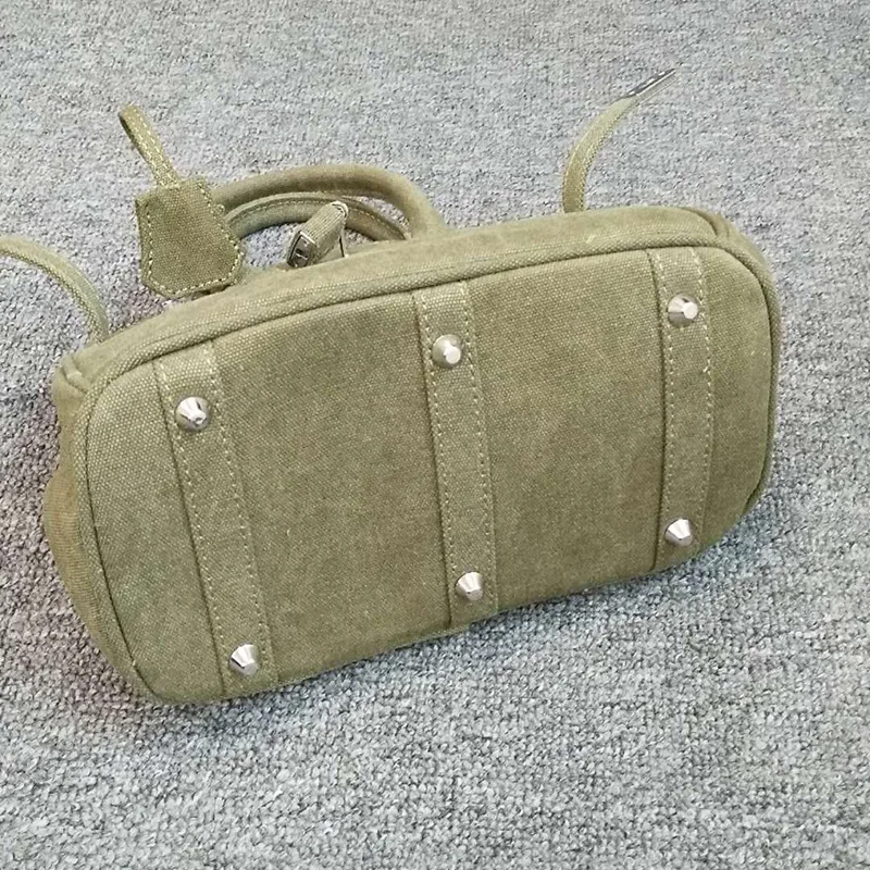 Большая вместительная утолщенная холщовая платиновая сумка для мужчин