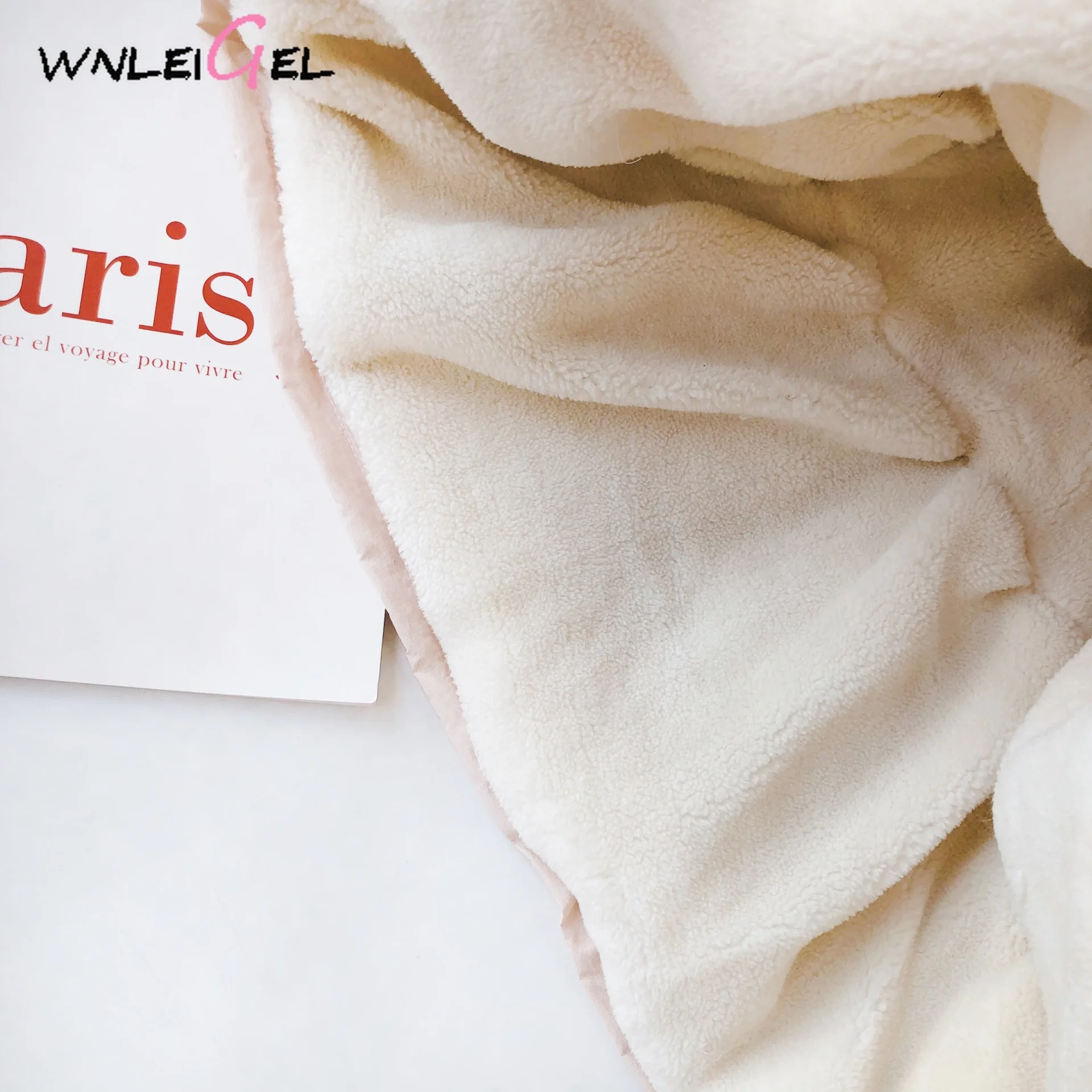 WLG/зимние парки для девочек детские розовые и черные плотные с высоким воротником