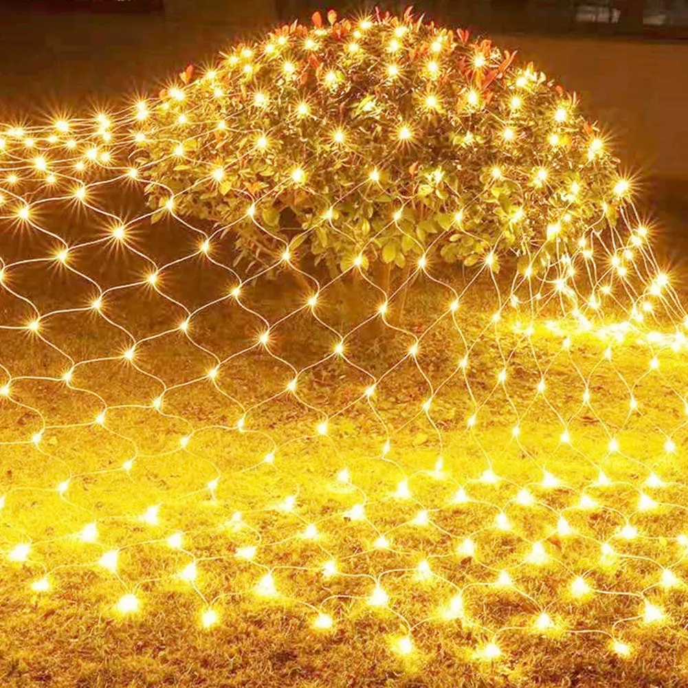 Вечерние Декор световые лампы Батарея работает сетка Противотуманные фары с 200