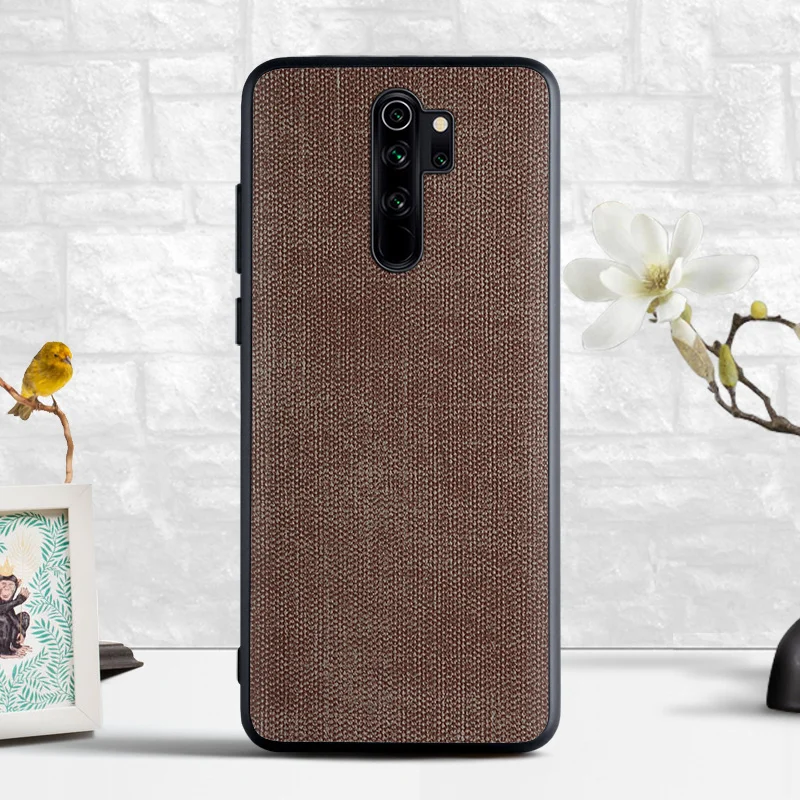 Чехол для Xiaomi Redmi Note 4 4x5 5a 6 7 8 pro plus pocophone f1 роскошный тканевый кожаный чехол