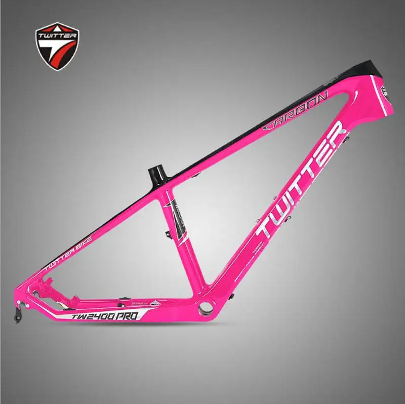 Bestellen Mountainbike Rahmen TW2400pro Ultraleicht Carbon Fiber 24-zoll Rad-durchmesser Student Weibliche Roller Rahmen