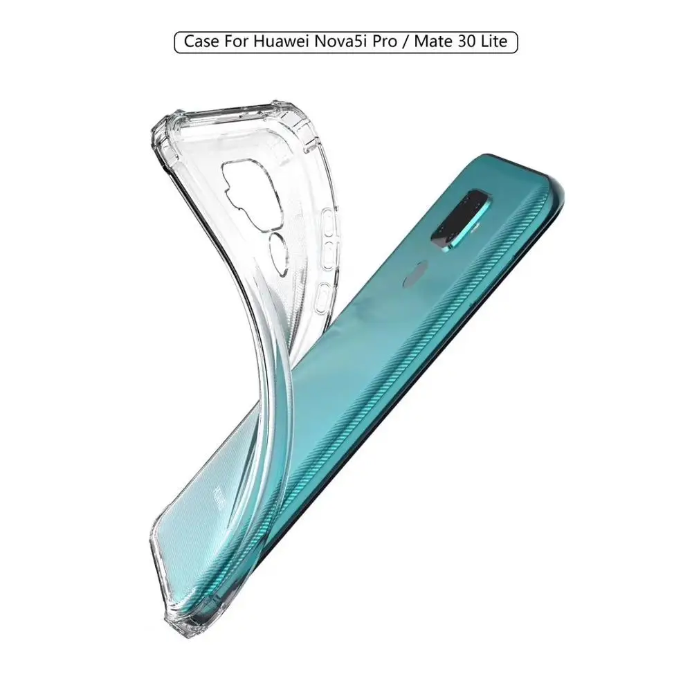 Чехол для HUAWEI mate 30 Lite Nova 5i Pro мягкий чехол из ТПУ с защитой от падения воздуха