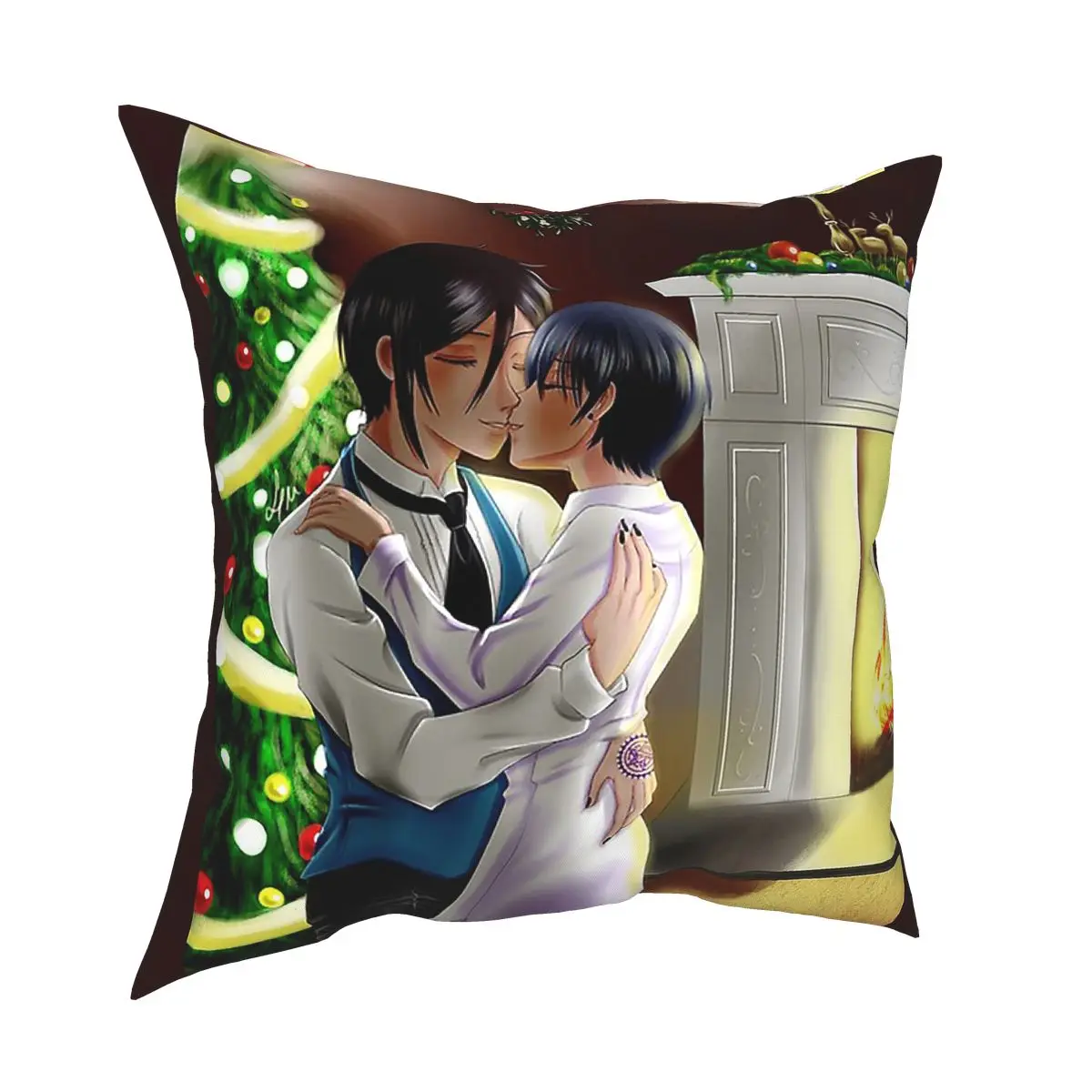 

Kissing Under The Mistletoe Cushions for Sofa Awesome Cushion Covers Decorative Throw Pillows Cover floor pillow for sofa home