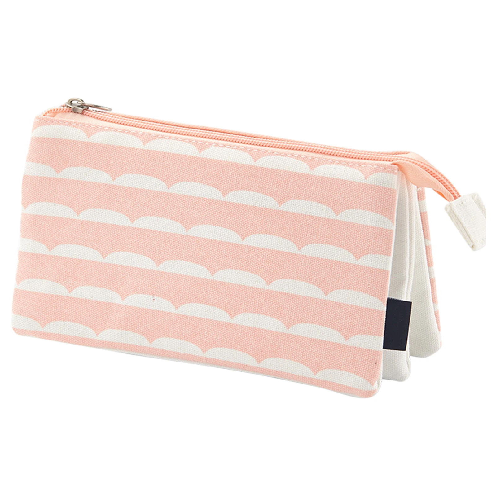 

3 Layers Big Capacity Pencil Case School Compartment Canvas Zipper Closure Kids Gift Office Multifunctional Stationery Pouch