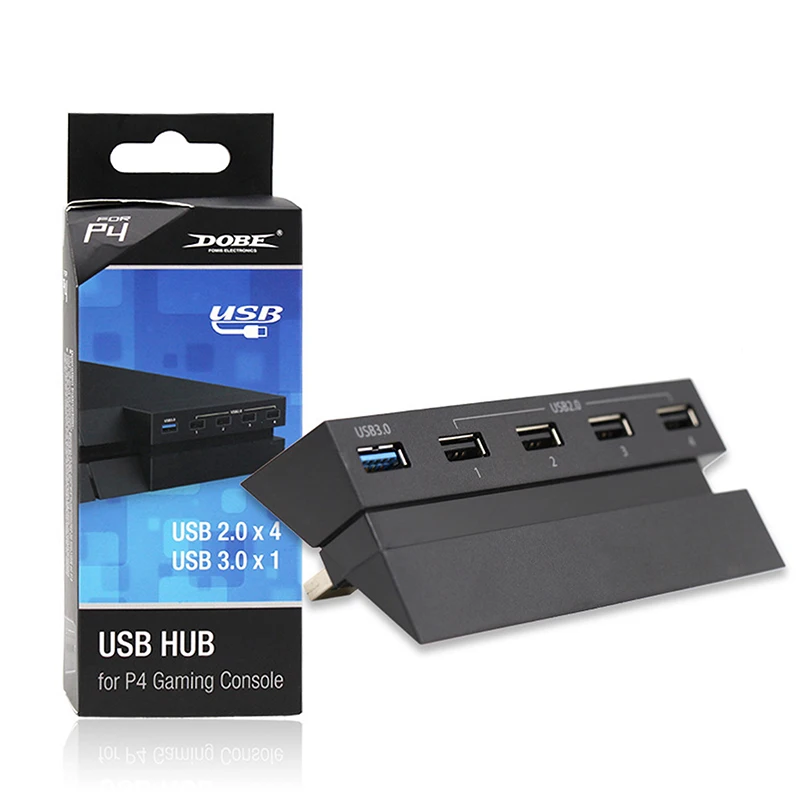 

1pc 5 Port HUB USB 3.0 High Speed Charger Controller Splitter Expansion for PS4