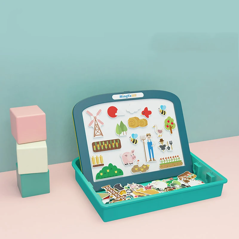 Montgomery магнитная мозаика Детская многофункциональная трафаретная ферма