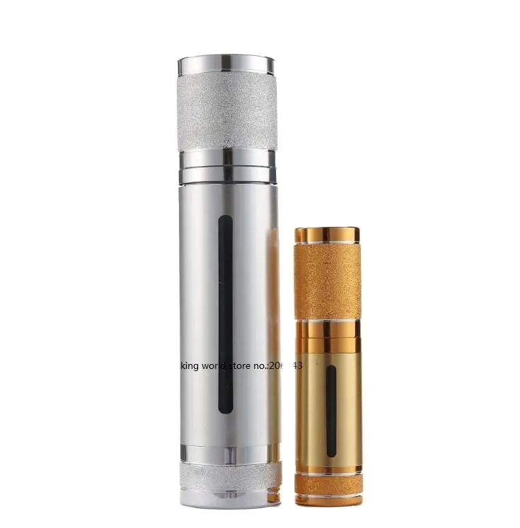 100 мл серебро/золото пластиковые безвоздушные бутылки для