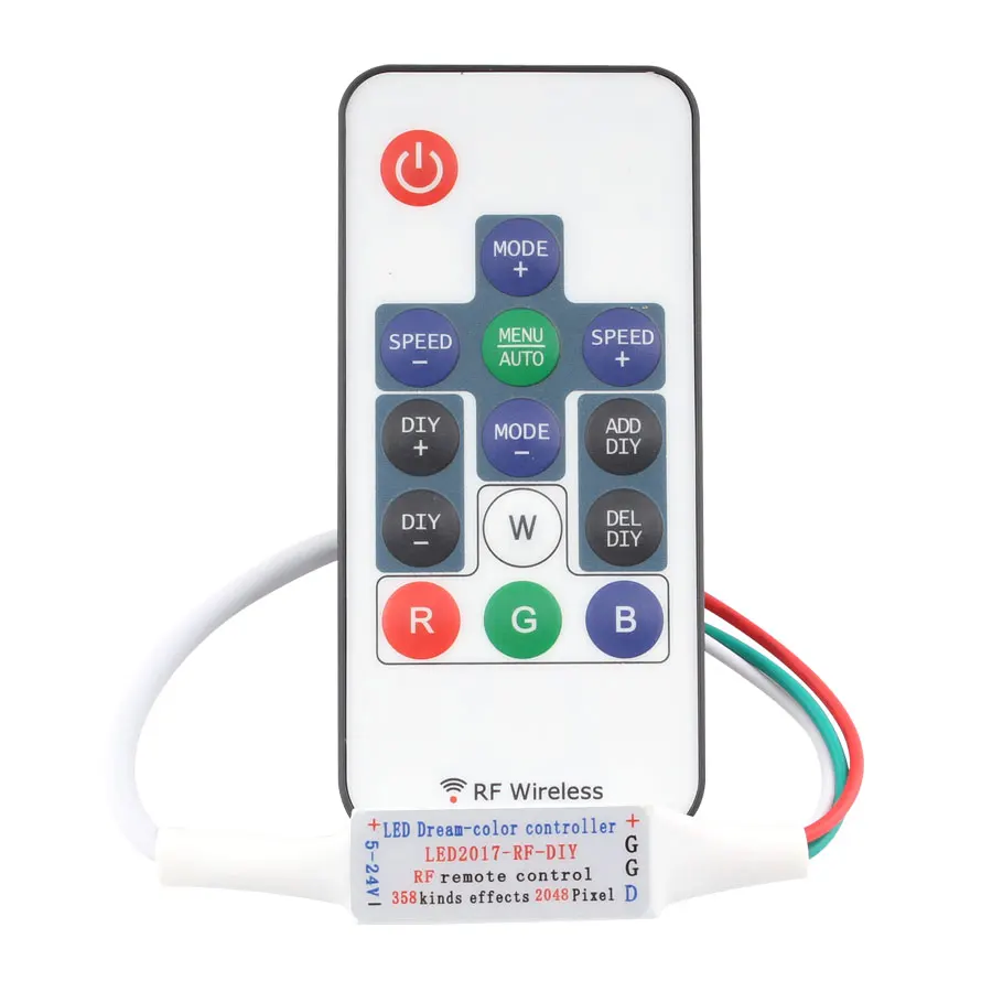 LED RGB WS2811 WS2812B пульт дистанционного управления 5 В 12 14 клавиш led контроллер WS2812 для