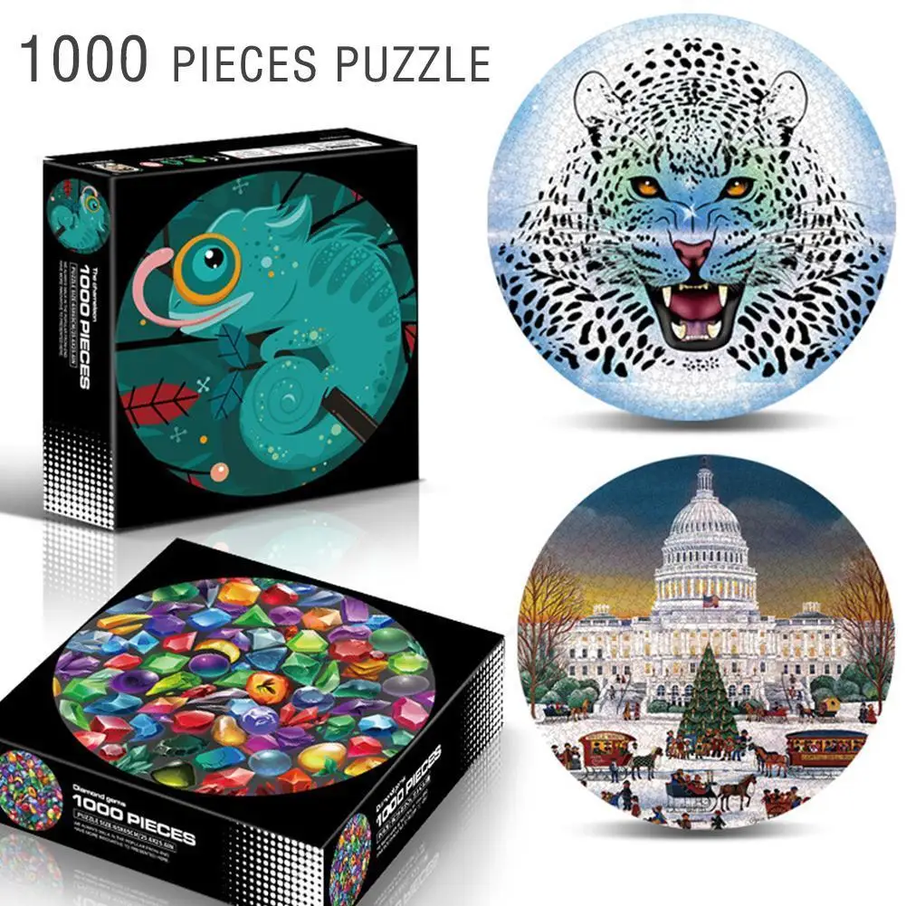 1000 шт. тематический пазл на Хэллоуин обучающая игрушка Калифорния тыква небо