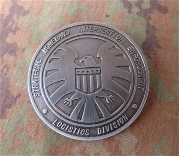 Новые представители shield S.H.I.E.L.D. Металлическая Булавка для денег значок косплея