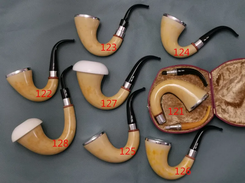 128 тончайшие блочные трубки для индейки от master Fikri Baki трубка курения Calabash
