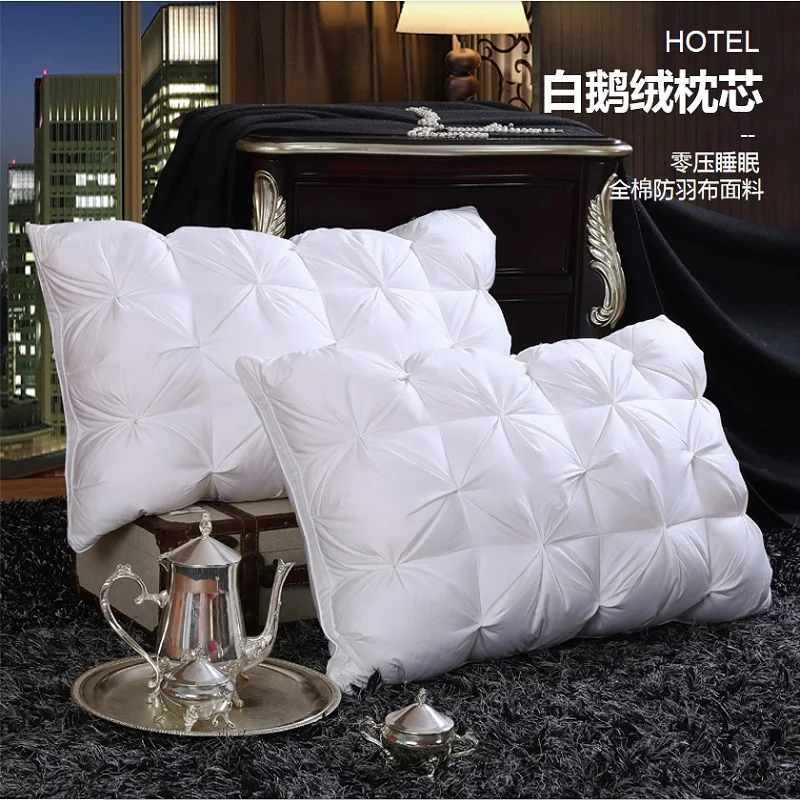 Надувная подушка с гусиным пухом Claroom 100% подушки для пятизвездочных отелей
