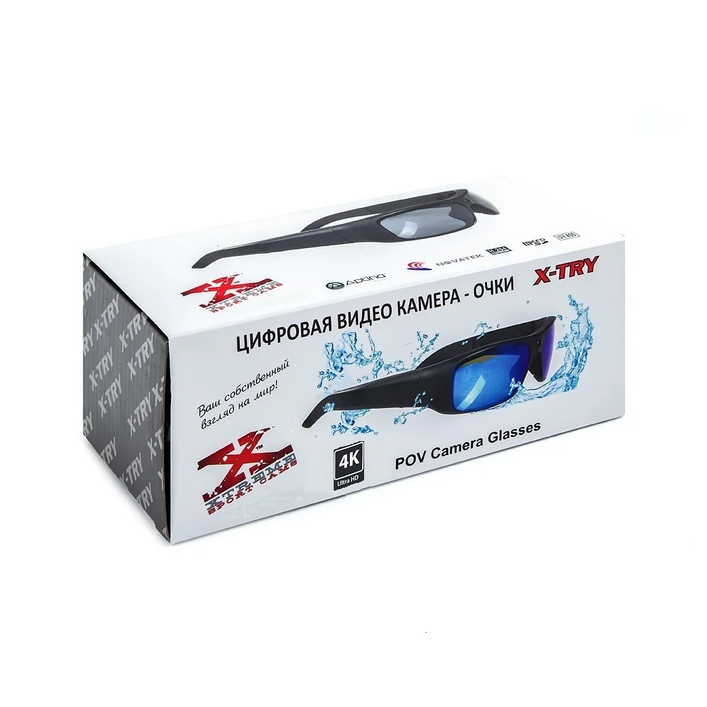 Цифровая камера-очки X-TRY XTG371 UHD 4K, 64 GB CRISTAL | Электроника ...