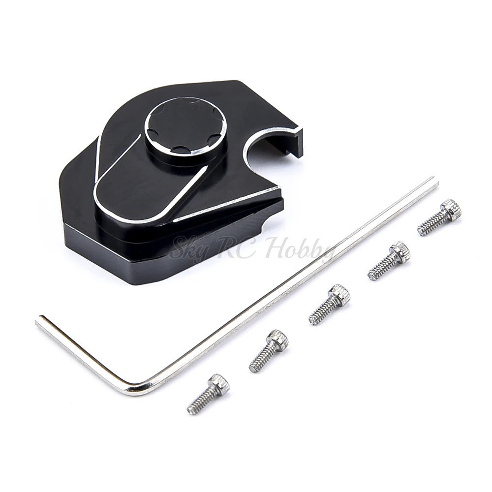 

Металлический защитный корпус Шестерня корпус коробки передач из алюминиевого сплава для 1/24 Axial SCX24 90081 RC автомобильные аксессуары