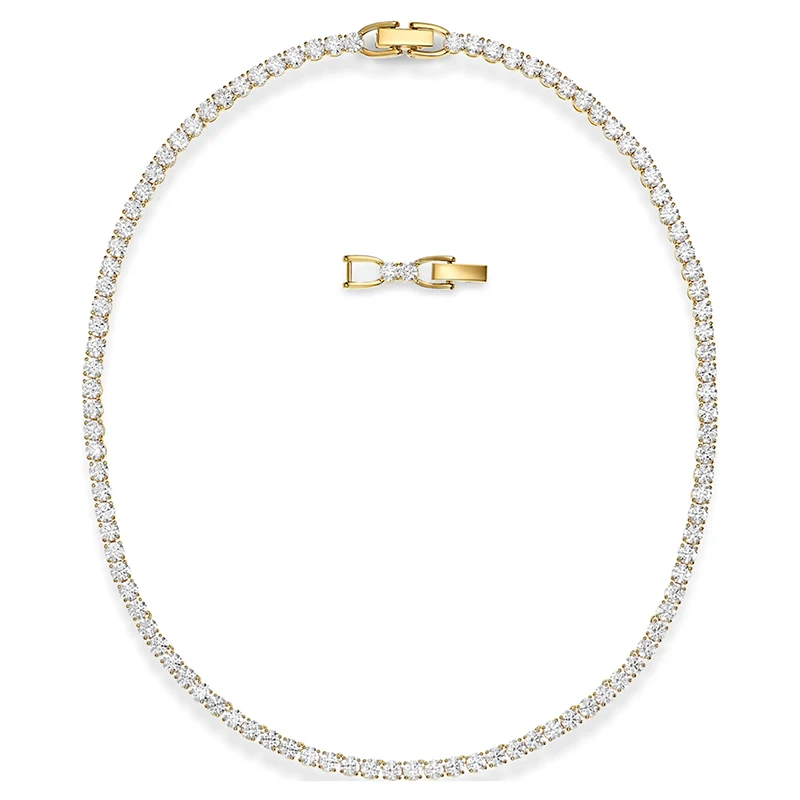 

2021 New Exquisite And Luxurious Tennis Deluxe Multi-color Necklace Stylish Accessories For Wife's Anniversary Gift