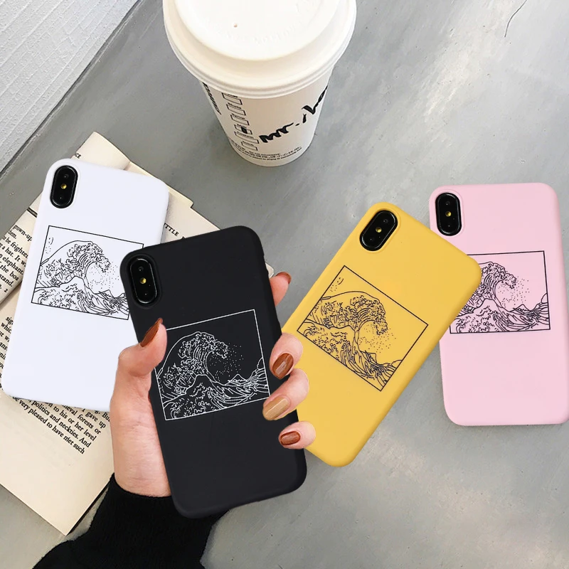 Чехол для iPhone 6 6s 11 Pro X XS MAX XR 7 8 Plus мягкий силиконовый чехол телефона чехлы из