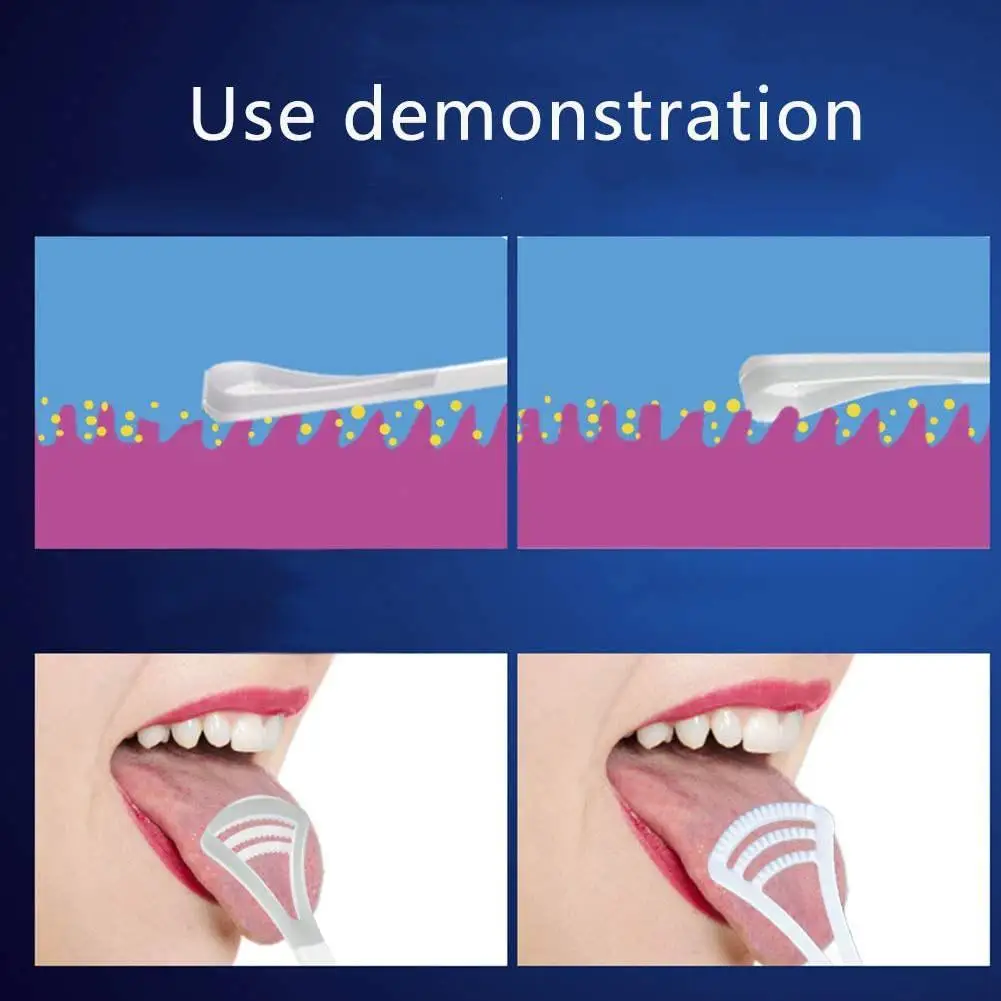 

Tongue Cleaner Tongue Scraper To Remove Bad Breath Tongue Coating Brush Personal Mouth Care Tools