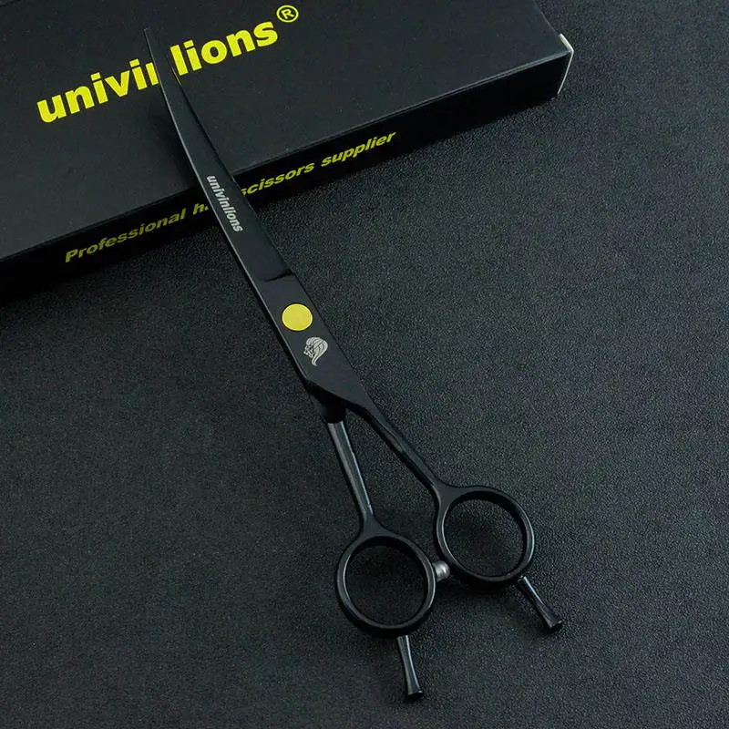 " univinlions изогнутые ножницы для животных, ножницы для стрижки собак, ножницы для ухода за домашними животными для кошек, изогнутые ножницы для ухода за домашними животными, ручная машинка для стрижки, триммер для лошадей