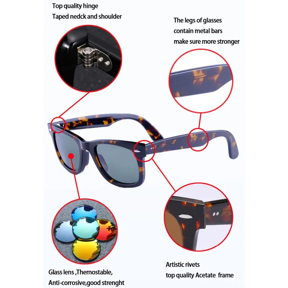 Солнцезащитные очки с квадратными линзами UV400 для мужчин и женщин роскошные