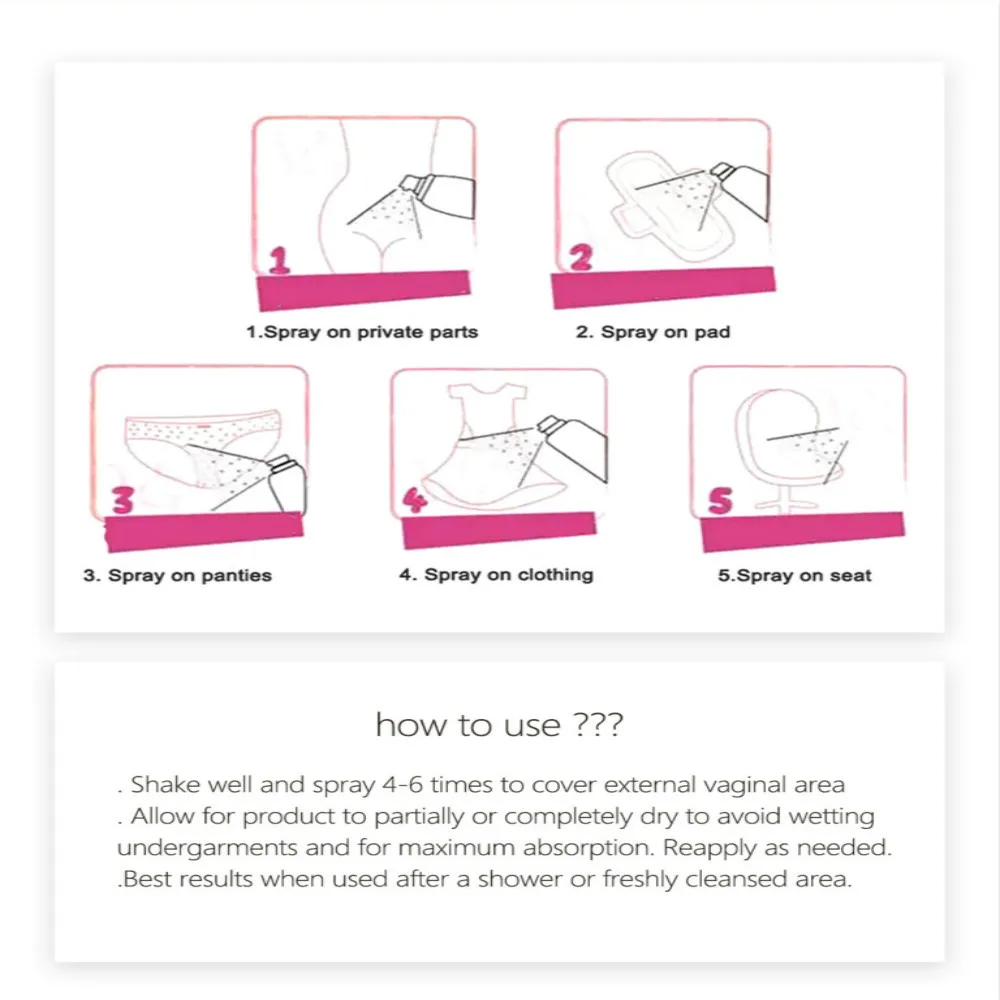 

5 Bottles Natural Herbs Yoni Mist Female Health Daliy Care Vaginal Dryness Vulva Clean Remove odor itching Yoni Spray PH Blance