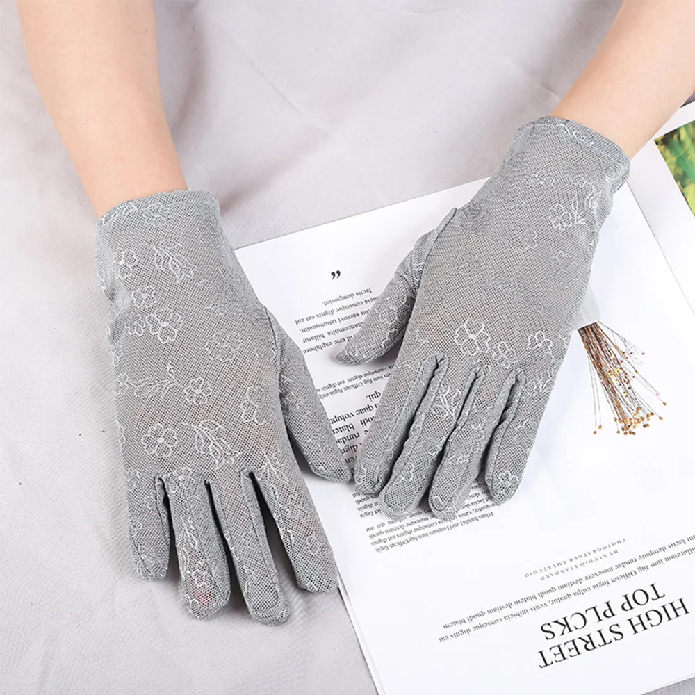 Сетчатые дышащие перчатки уличные УФ защитные для верховой езды вечерние