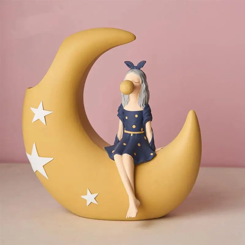 

1pc Students Pen Holder Cartoon Desktop Pencil Container Table Decoration